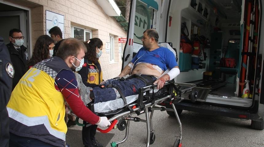 &Ccedil;alışmak i&ccedil;in gittiği hastane inşaatında defalarca bı&ccedil;aklandı