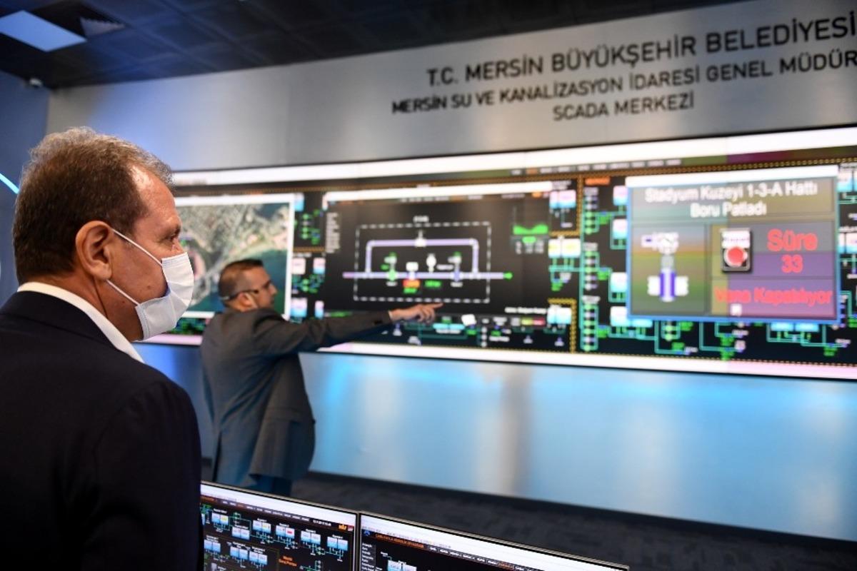 Mersin&rsquo;in suyu SCADA sistemiyle izleniyor