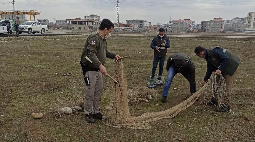 Batman&rsquo;da koruma altındaki kuşları avlayan şahıs su&ccedil;&uuml;st&uuml; yakalandı