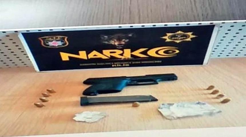 Kilis ve Gaziantep&rsquo;te 9 adrese eş zamanlı uyuşturucu operasyonu