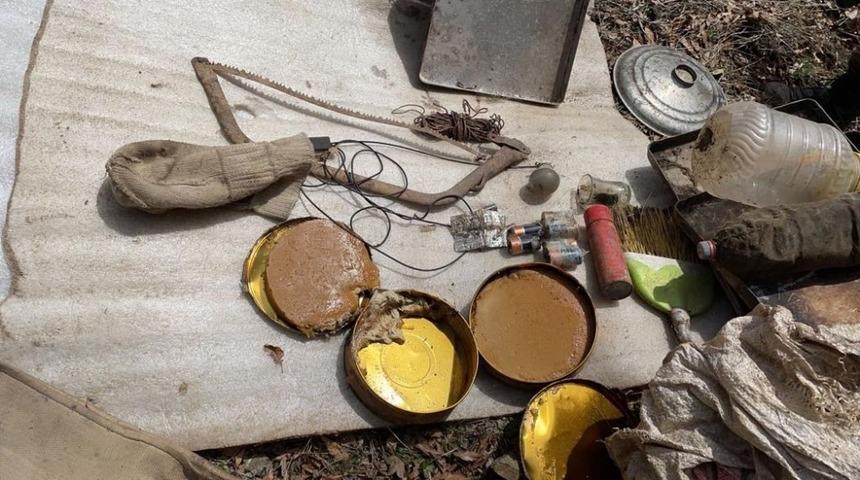 Bitlis&rsquo;te ter&ouml;ristlere ait yaşam malzemesi ele ge&ccedil;irildi