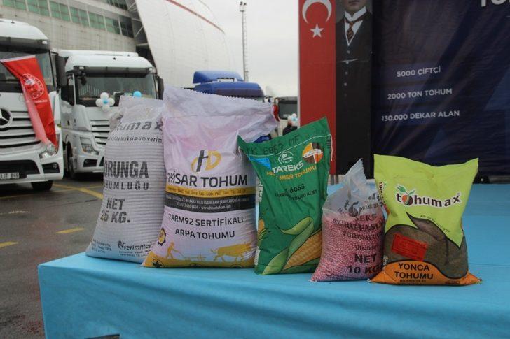 Çiftçiye 2 bin ton tohum dağıtıldı G2