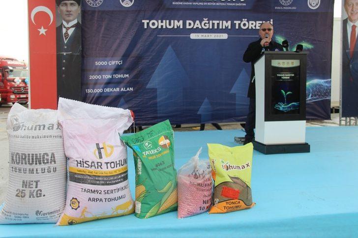 Çiftçiye 2 bin ton tohum dağıtıldı G4