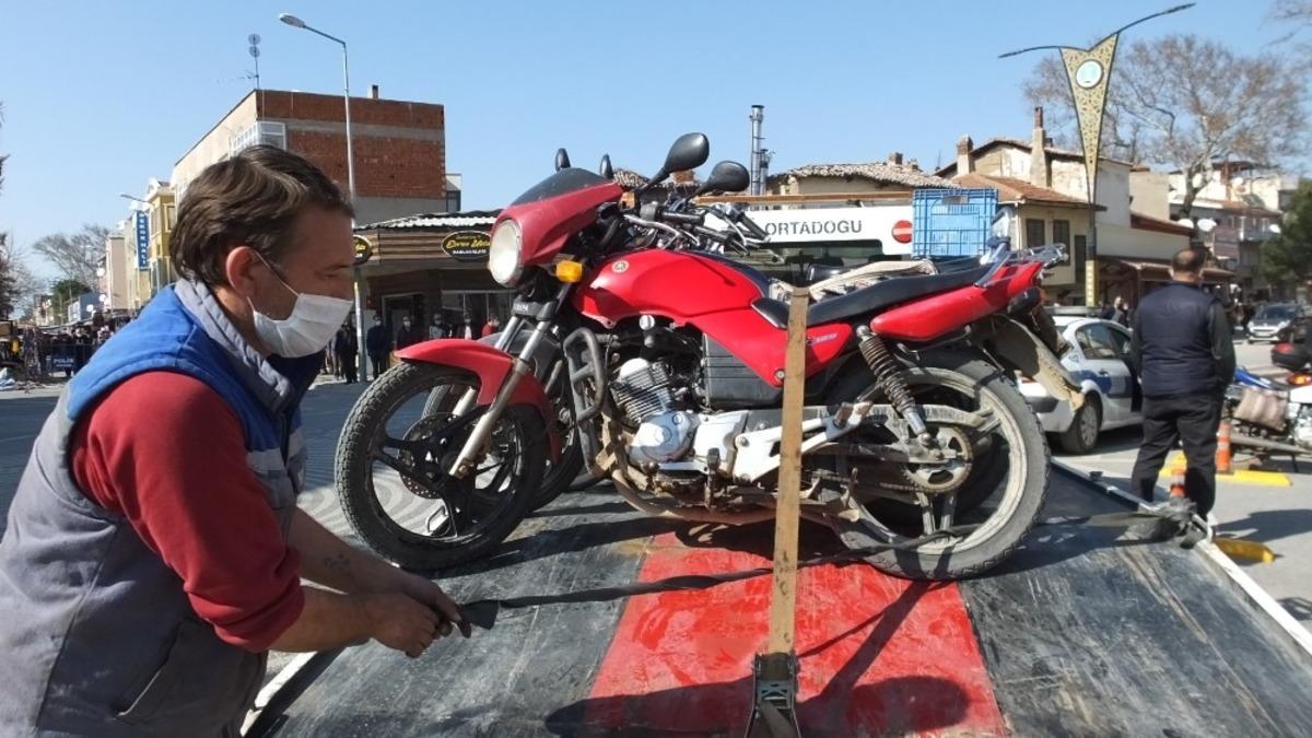 Havran&rsquo;da tescilsiz motosikletlere ge&ccedil;it yok