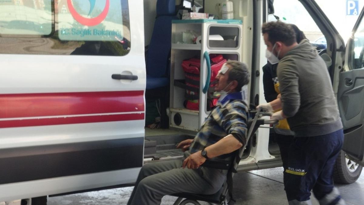 Kaza yaptı, kendi imkanlarıyla tedaviye gitti