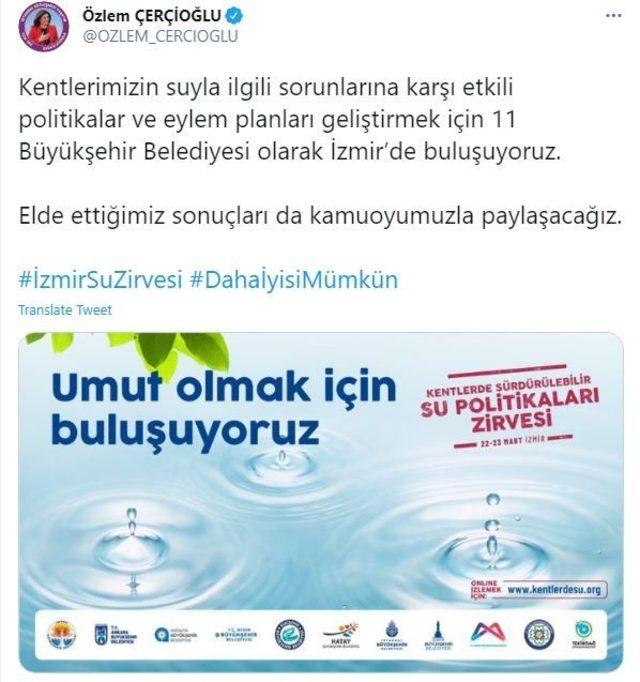 Büyükşehir, kuraklık sorunu için harekete geçti