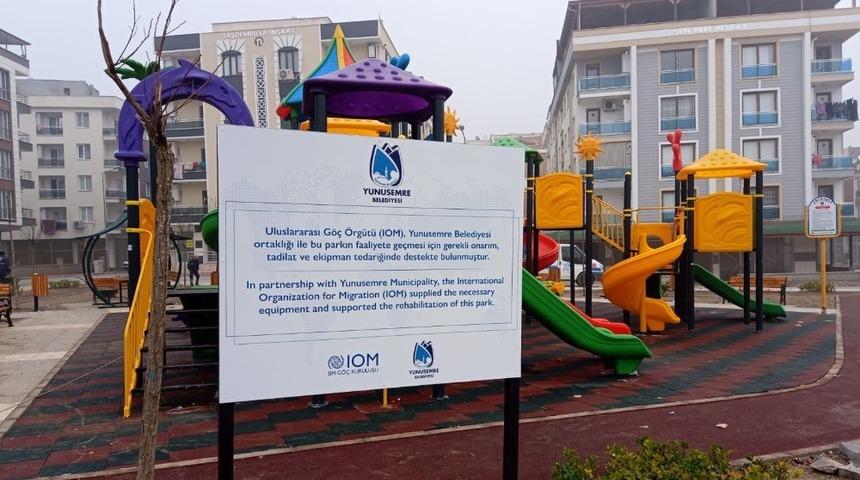 M&uuml;lteci &ccedil;ocuklar parkla uyum sağlayacak