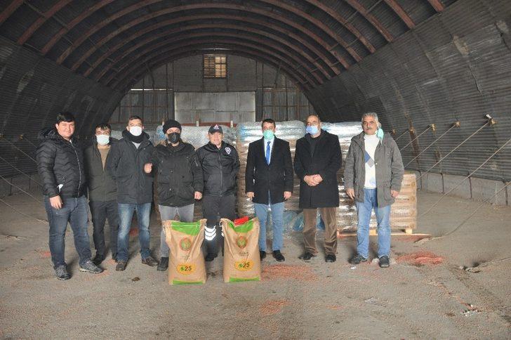 Bulanıklı çiftçilere sertifikalı tohum desteği G3