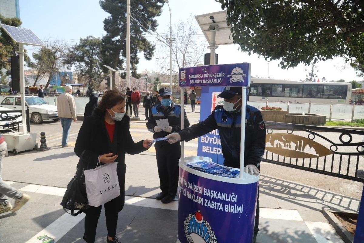 Şanlıurfa&rsquo;da zabıtadan &ldquo;Bilin&ccedil;li t&uuml;ketici ol broş&uuml;r&uuml;&rdquo;