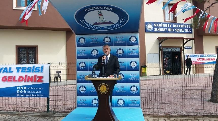 Şahinbey&rsquo;den M&uuml;lk mahallesine sosyal tesis