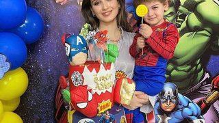 Gökçe Akyıldız'ın oğlu Ömer Aslan 3 yaşında