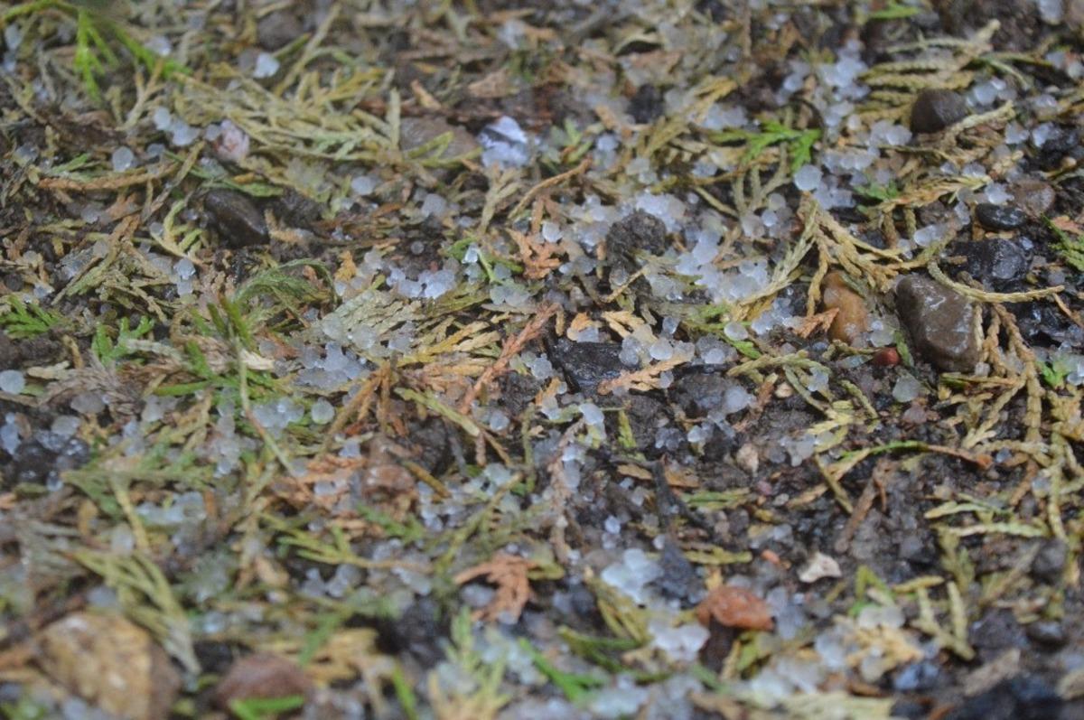 Eskişehir&rsquo;e dolu yağdı