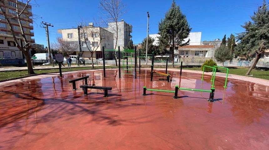 Necmettin Erbakan Parkına yeni fitness aletleri alındı