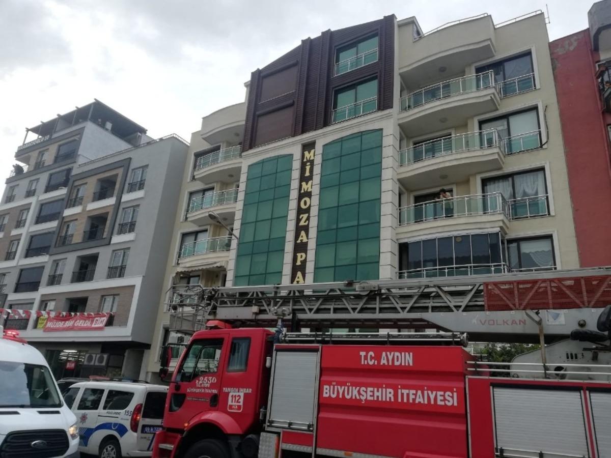 Aydın&rsquo;da ev yangını panikletti