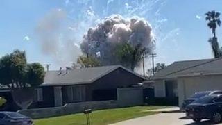 ABD'nin California eyaletinde havai fişeklerle dolu evde patlama meydana geldi