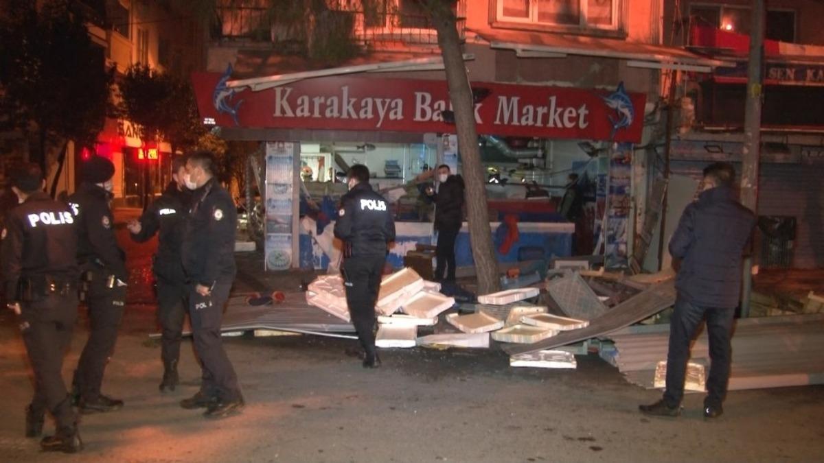 Bağcılar&rsquo;da bir balık&ccedil;ı d&uuml;kkanında korkutan patlama