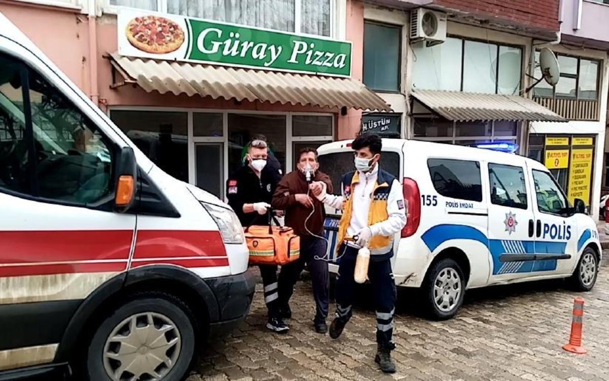 Ocakta tencereyi unutan alkoll&uuml; şahıs, uyuya kalınca dumandan zehirlendi