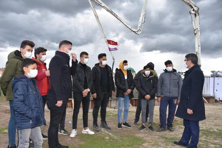 Selimşahlar Spor Tesisi ve Açık Düğün Salonu’nun temeli atıldı G2