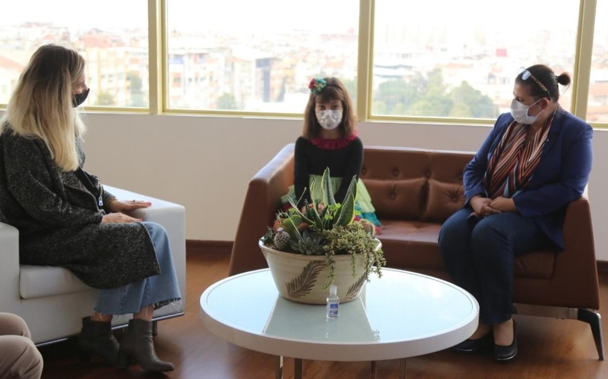 Başkan &Ccedil;er&ccedil;ioğlu, piyano yeteneği Sagut&rsquo;u ağırladı