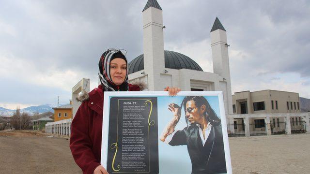  3 çocuk annesi  hemşehrisinden Nusret'e şiir!
