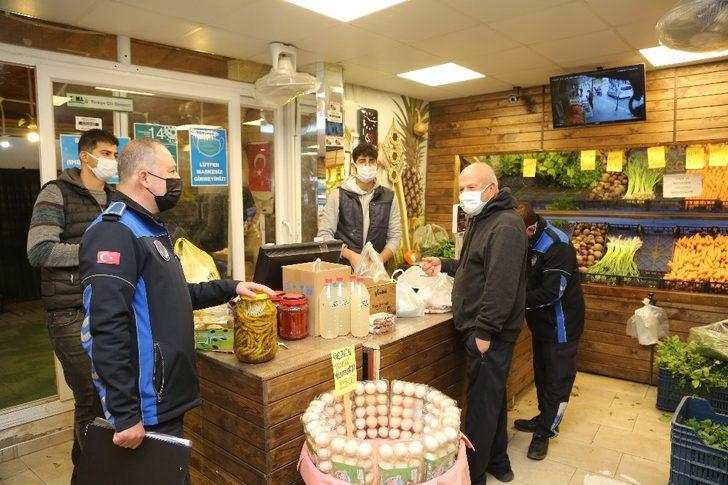 Erdemli zabıtası, iş yerlerinde korona virüs denetimi yaptı G5