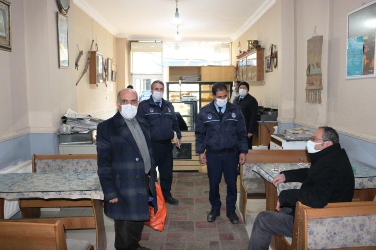 Bitlis&rsquo;te maske ve sosyal mesafe denetimi
