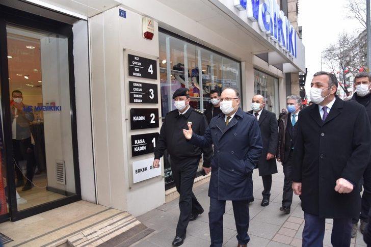 Vali Tutulmaz koronavirüs denetimine katıldı G1