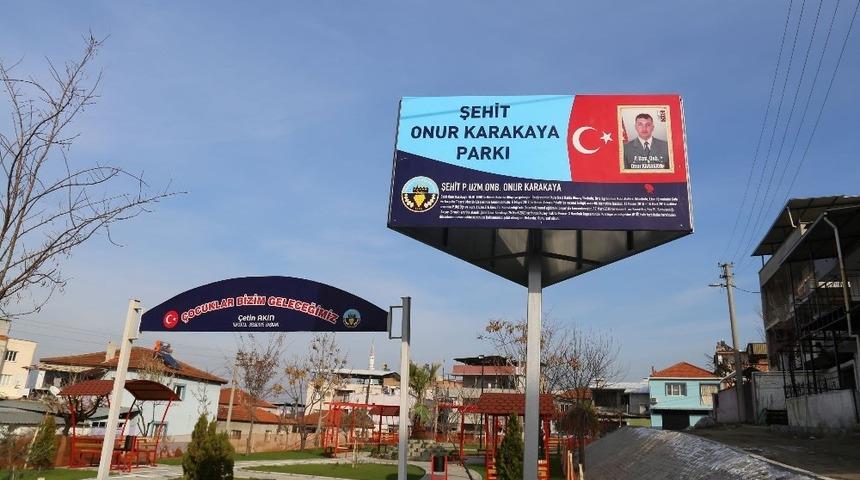 Şehit Onur Karakaya Parkı 18 Mart&rsquo;ta a&ccedil;ılıyor