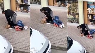 Tartıştığı trans bireyi sokak ortasında dövdü