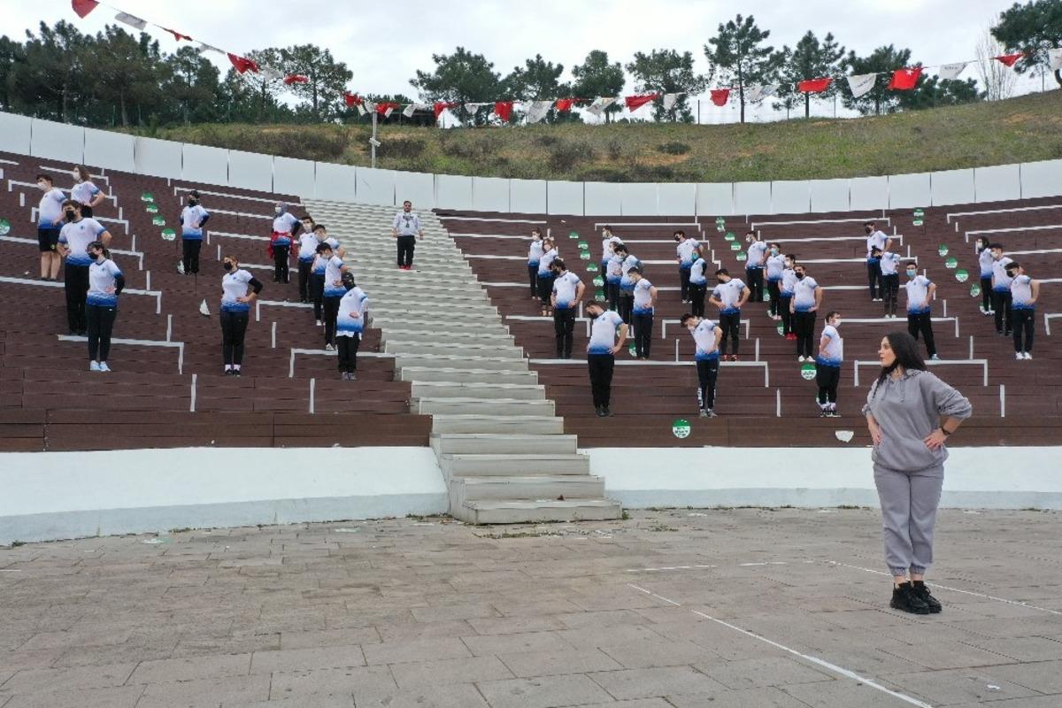 Tuzlalı gen&ccedil;ler BESYO i&ccedil;in ter d&ouml;k&uuml;yor