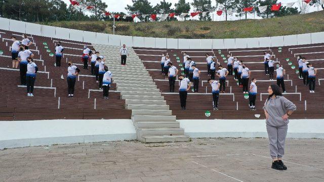 Tuzlalı gençler BESYO için ter döküyor