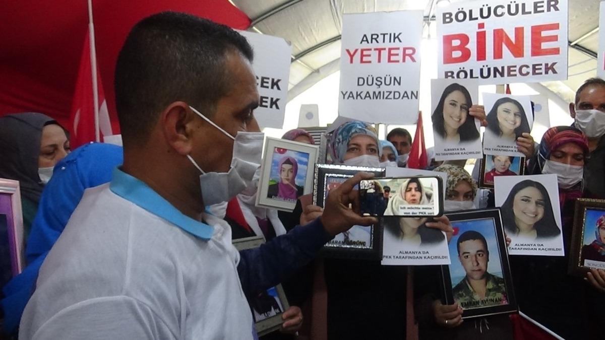 Evlat n&ouml;betindeki ailelerden Almanya&rsquo;da eylem yapan Maide T&uuml;remiş&rsquo;e destek