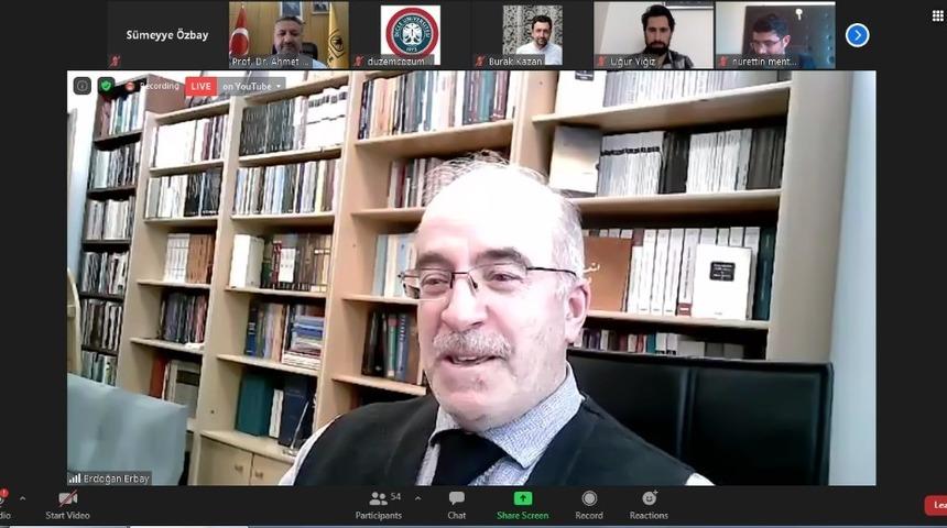 D&Uuml;&rsquo;de Mehmet Akif ve S&uuml;leyman Nazif&rsquo;te batı medeniyetine bakış konferansı