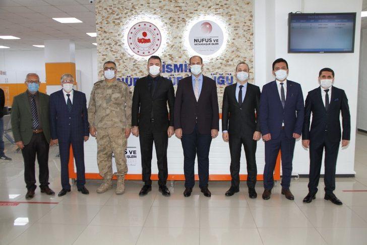 Kaymakam Türkmen, Nüfus ve Vatandaşlık Müdürlüğünün yeni konsept açılışına katıldı G2