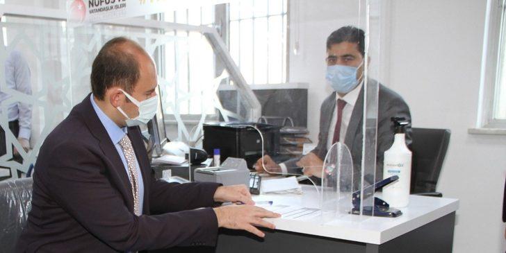 Kaymakam Türkmen, Nüfus ve Vatandaşlık Müdürlüğünün yeni konsept açılışına katıldı G3