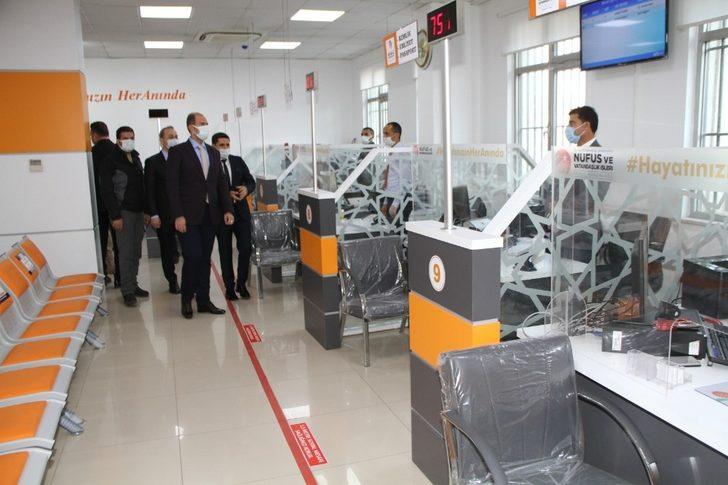 Kaymakam Türkmen, Nüfus ve Vatandaşlık Müdürlüğünün yeni konsept açılışına katıldı G4