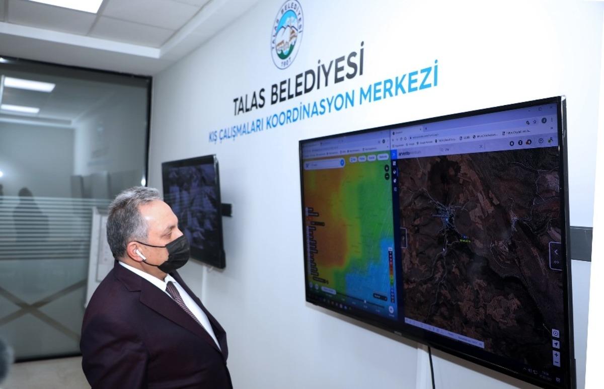 Başkan Yal&ccedil;ın, Koordinasyon Merkezi&rsquo;nden kış &ccedil;alışmalarını takip etti