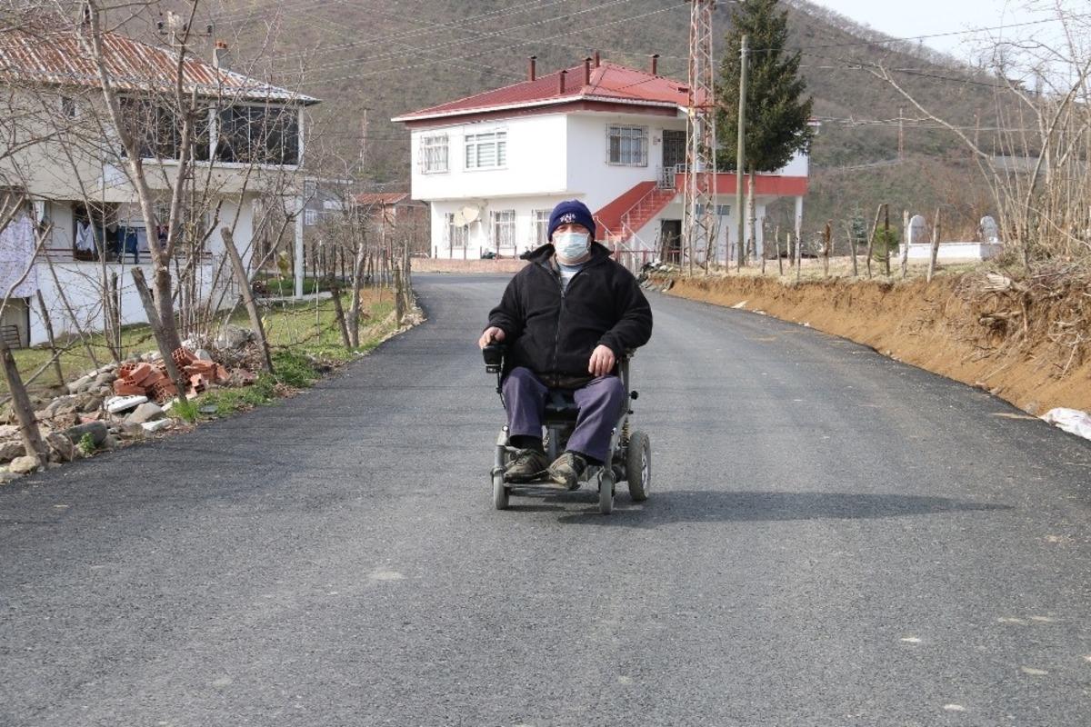 Engelli vatandaşın yol sevinci