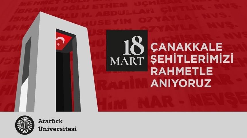 Rektör Çomaklı; “Çanakkale Zaferinin yıl dönümü kutlu olsun”