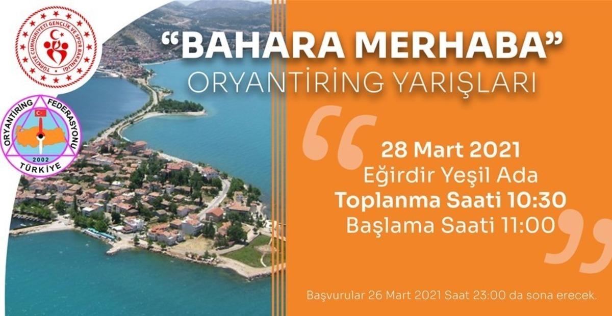 Eğirdir&rsquo;de &ldquo;Bahara Merhaba Oryantiring&rdquo; yarışları d&uuml;zenlenecek