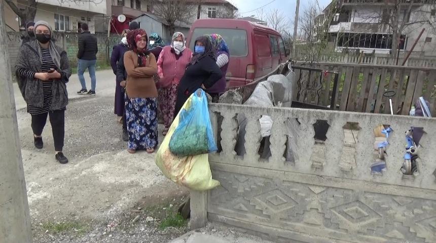 Oğlunu ziyarete giden yaşlı kadın beton mikserinin altında kaldı