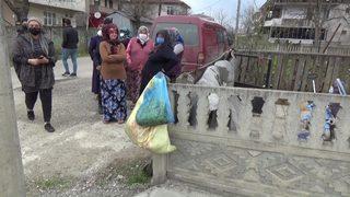 Oğlunu ziyarete giden yaşlı kadın beton mikserinin altında kaldı