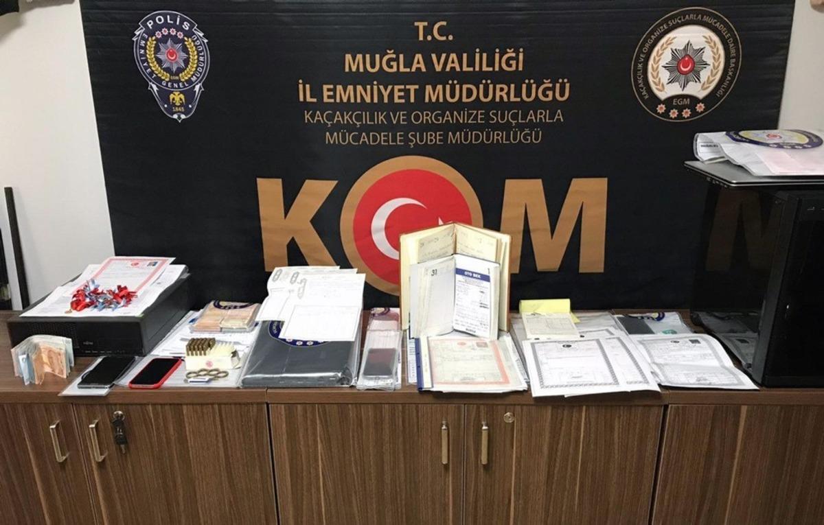Muğla&rsquo;da milyonluk tefeci operasyonu