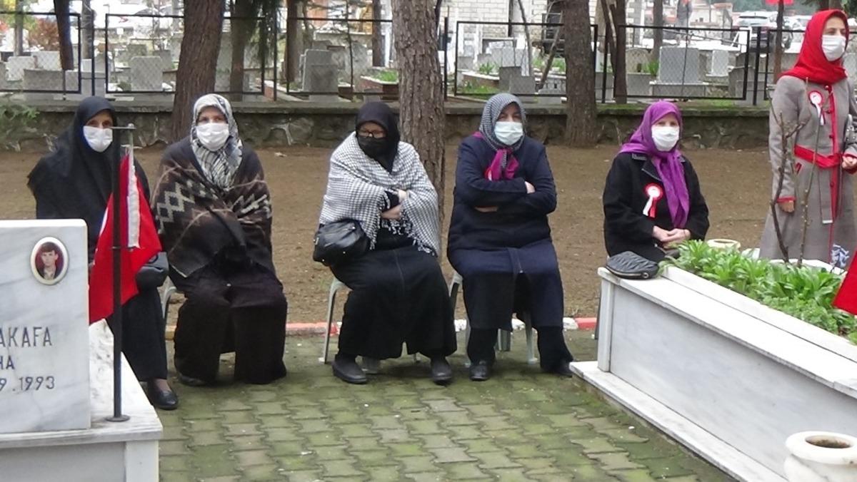 Şehit anneleri g&ouml;z yaşlarına boğuldu