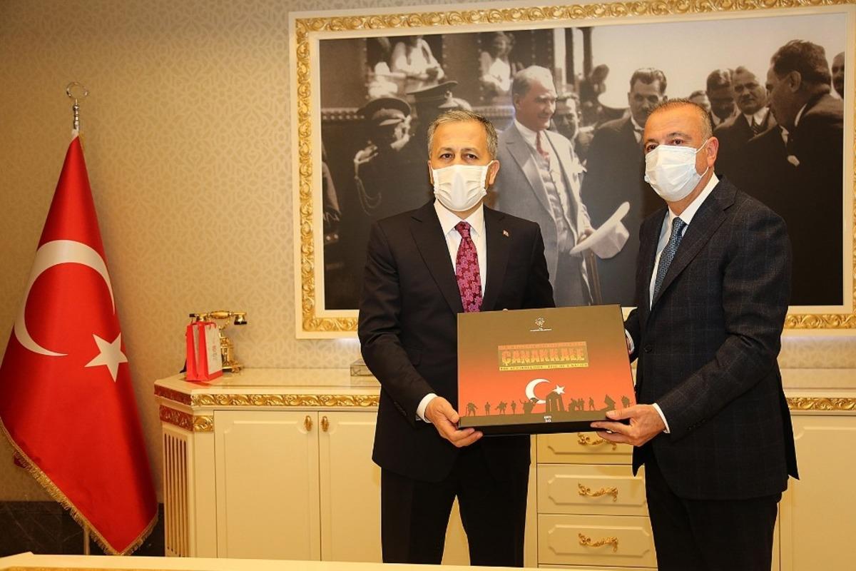 Vali Yerlikaya, Başkan İlgezdi&rsquo;yi ziyaret etti