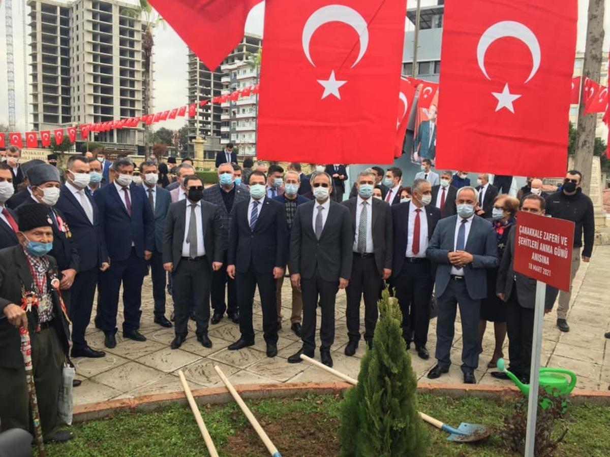 &Ccedil;anakkale Zaferi ve Şehitler G&uuml;n&uuml; &Ccedil;anakkale Zaferi Parkında kutlandı