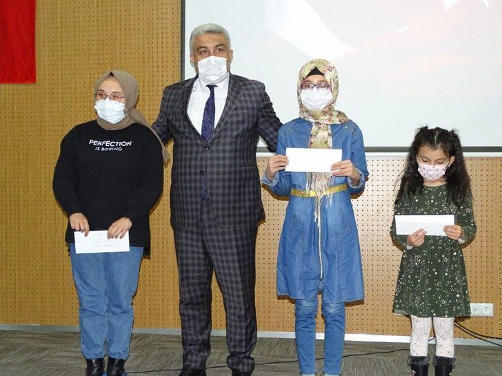 Dereceye giren öğrencilere ödül G2