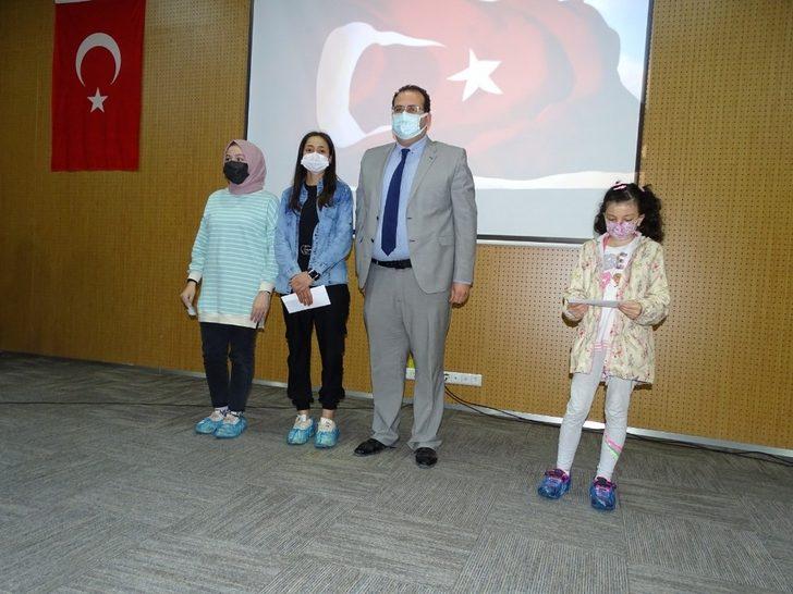 Dereceye giren öğrencilere ödül G3