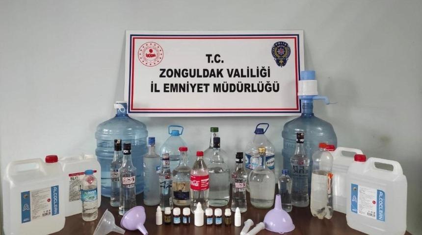 Emniyetten sahte alkol operasyonu