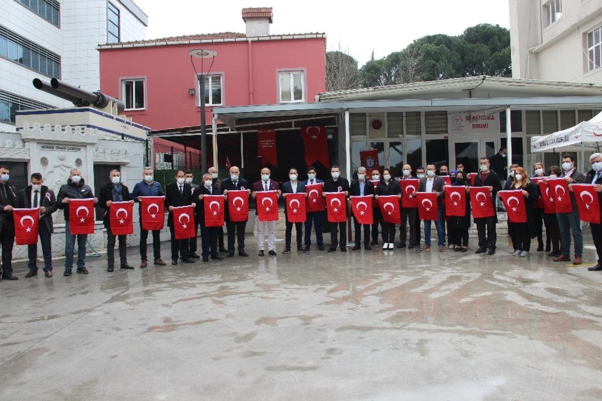 Sağlık &ccedil;alışanları &Ccedil;anakkale Zaferini unutmadı